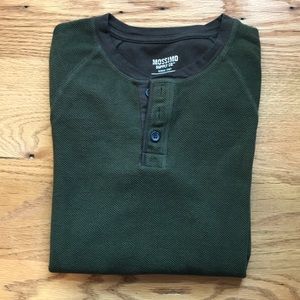 Mossimo Long sleeve waffle knit